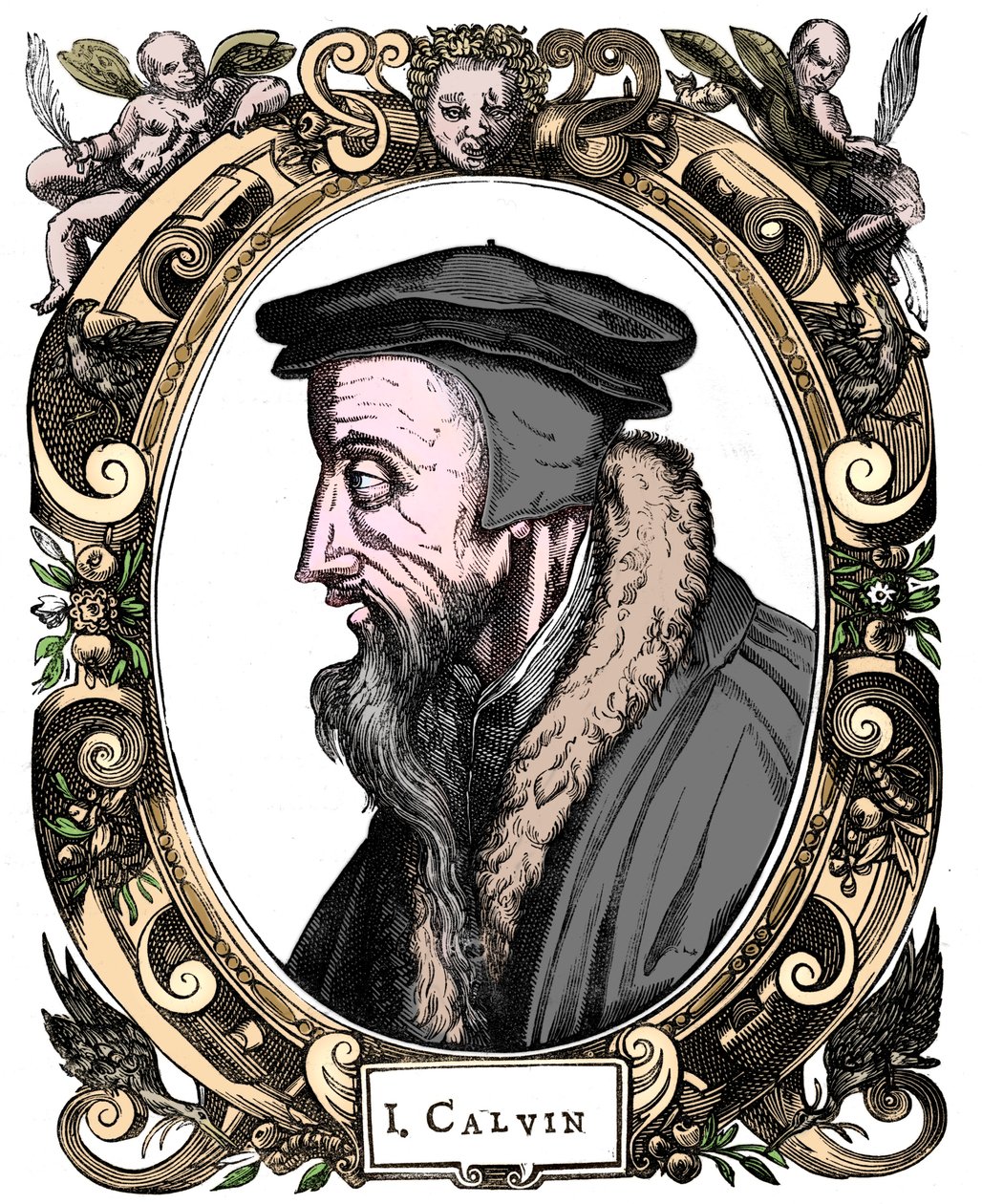 Jean Calvin, teolog francuski, 1581 autorstwa Unbekannt