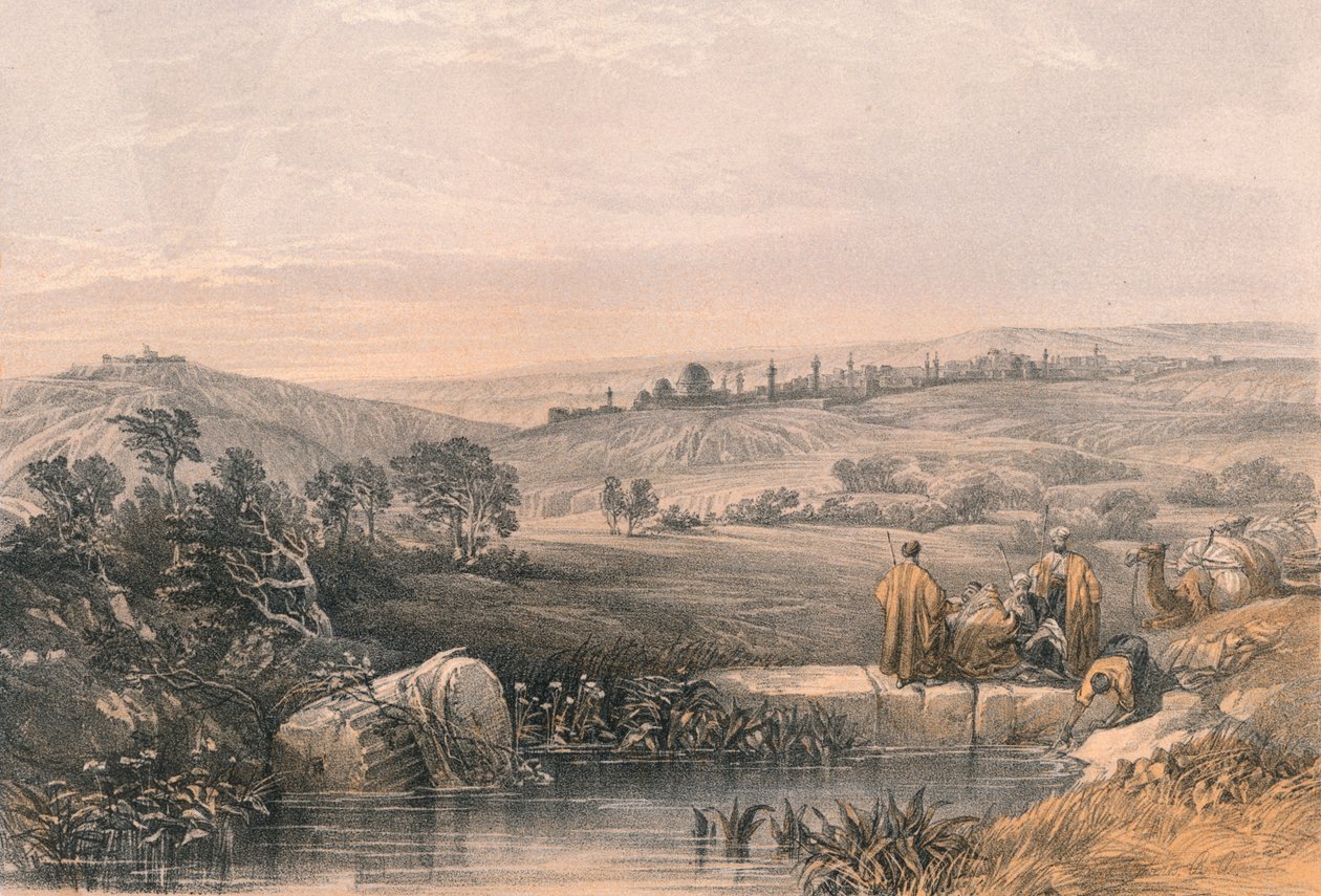 Jerozolima od północy, 1855. autorstwa Unbekannt