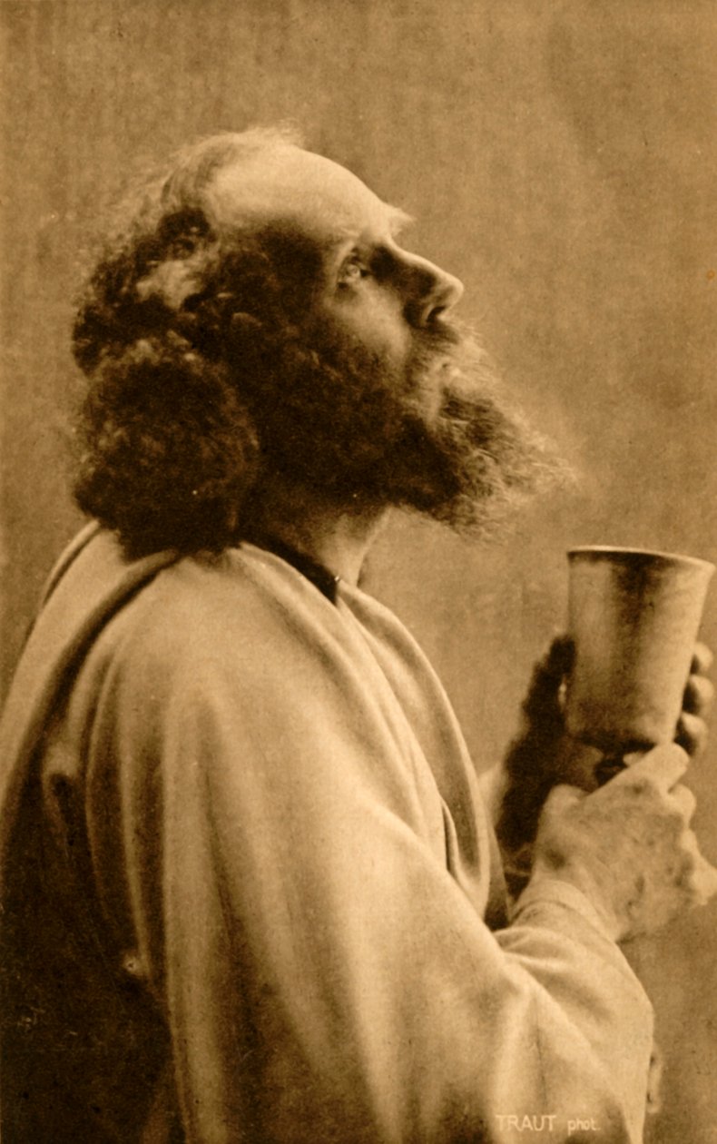 Jezus podczas Ostatniej Wieczerzy, 1922. autorstwa Unbekannt