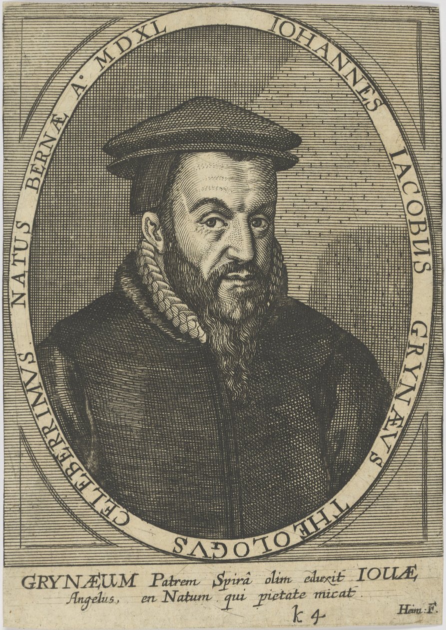 Johann Jakob Grynaeus 1540-1617 , 1650. autorstwa Unbekannt