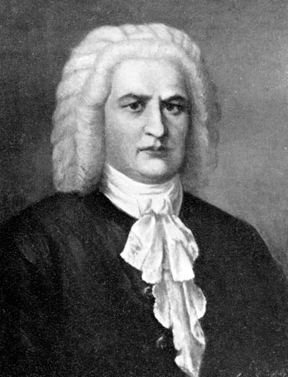 Johann Sebastian Bach, 1685-1750, niemiecki kompozytor, 1909 autorstwa Unbekannt