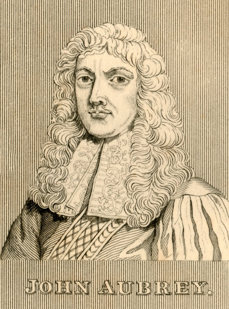 John Aubrey, 1626-1697, 1830. autorstwa Unbekannt