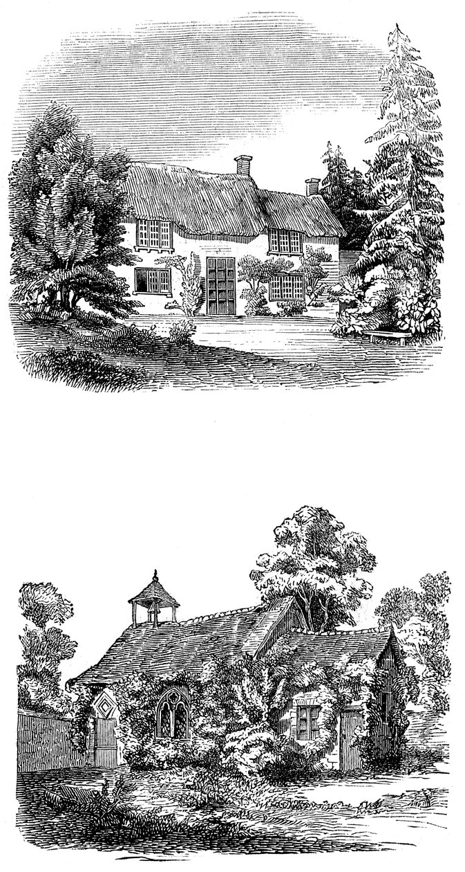 Miejsce urodzenia Josepha Addisona w Milston niedaleko Amesbury, Wiltshire autorstwa Unbekannt