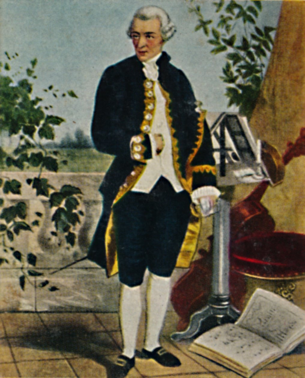 Józefa Haydna 1732-1809. - Obraz Hammanna, 1934. autorstwa Unbekannt
