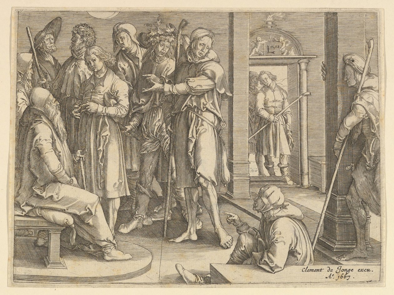 Józef opowiadający swoje sny Jakubowi kopia, 1640-70. autorstwa Unbekannt