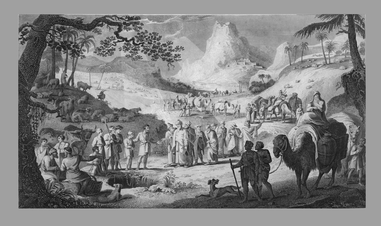 Józef sprzedany przez swoich braci, 1818. autorstwa Unbekannt