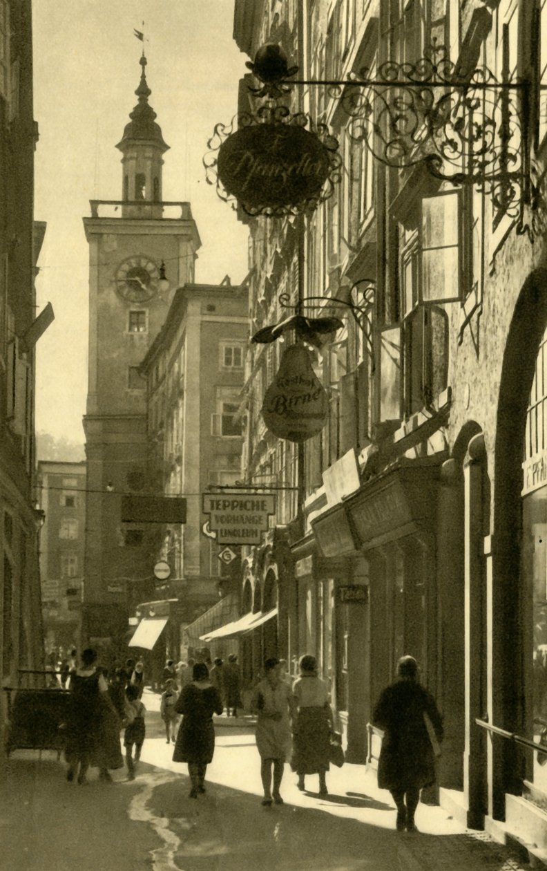 Judengasse, Salzburg, Austria, ok. 1935. autorstwa Unbekannt