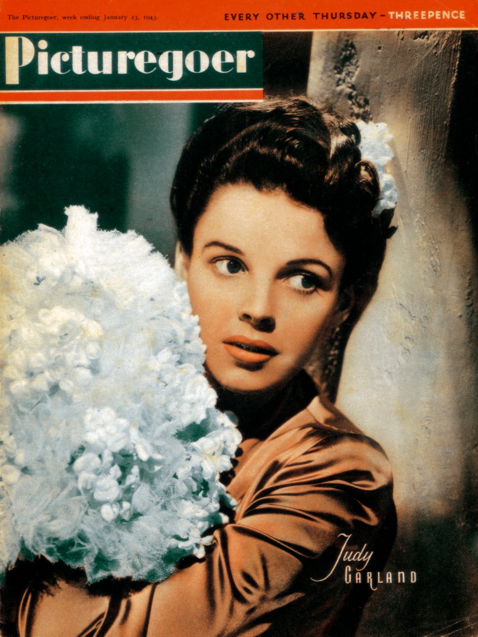 Judy Garland 1922-1969, amerykańska aktorka i piosenkarka, 1943 autorstwa Unbekannt