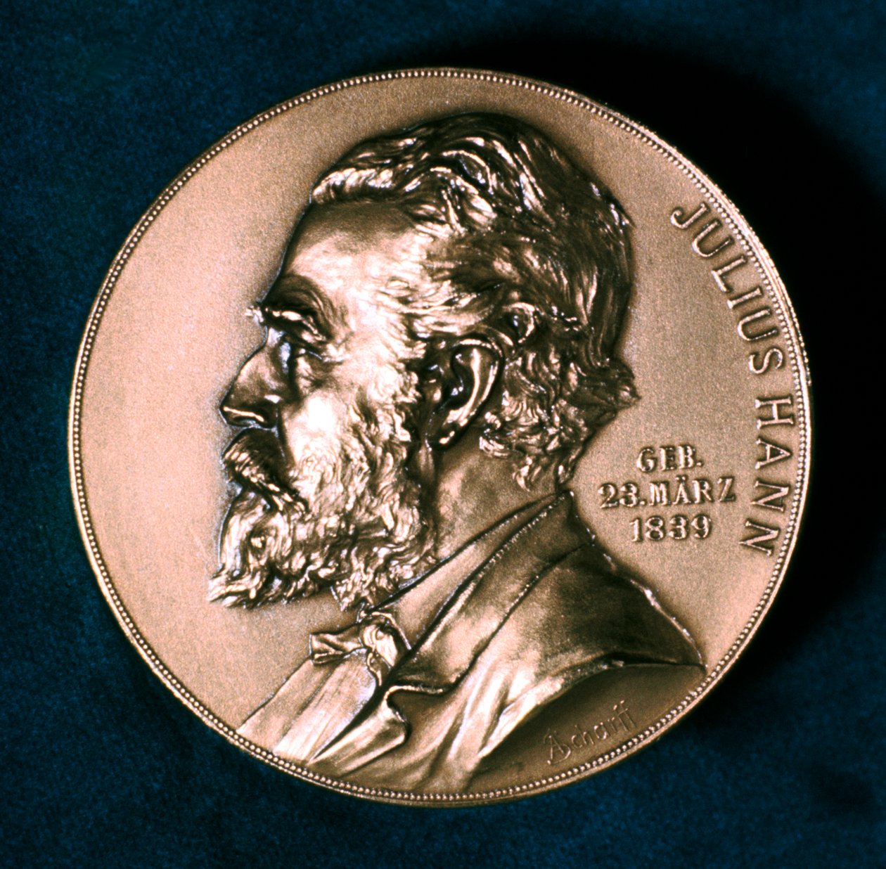 Julius Ferdinand Hann, austriacki meteorolog, ok. 1921 r. autorstwa Unbekannt