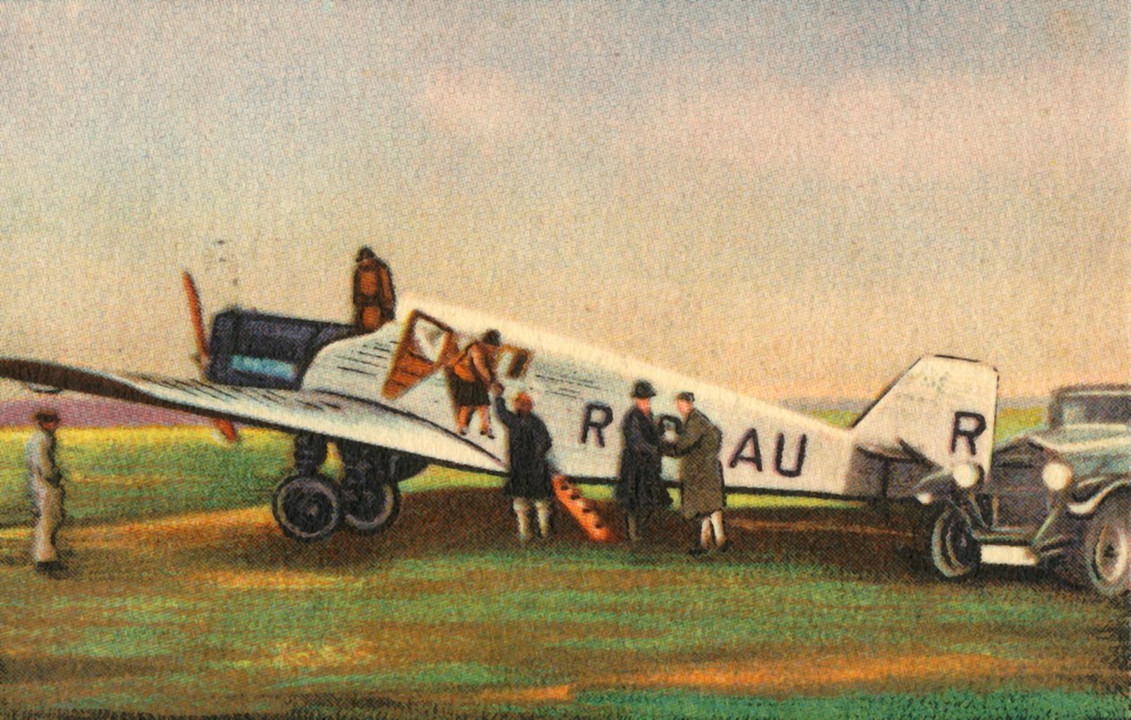 Samolot Junkers F13 L, lata 20., 1932. autorstwa Unbekannt
