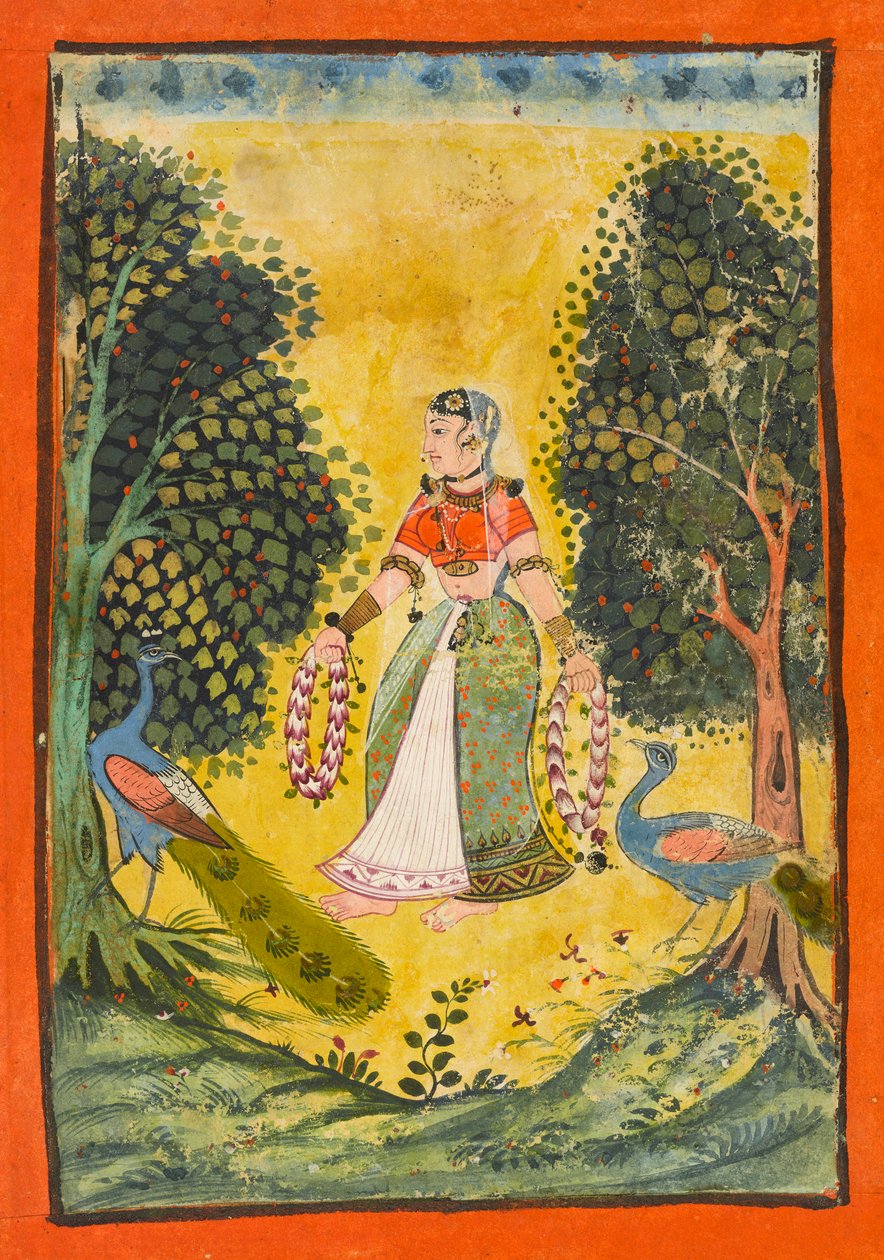 Kakubha Ragini, folio z Ragamali, ca. 1630. autorstwa Unbekannt