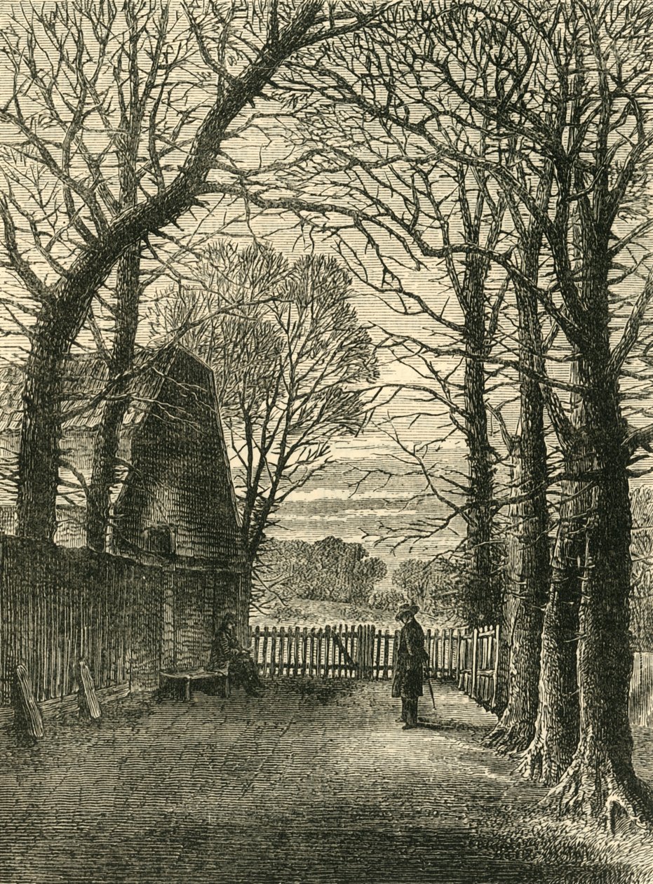 Keats Seat, Old Well Walk, c1818, c1876. autorstwa Unbekannt
