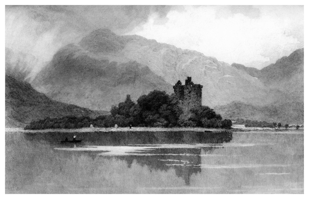 Zamek Kilchurn, 1895 autorstwa Unbekannt