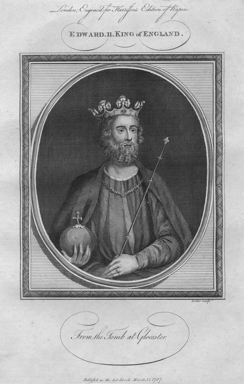 Król Edward II, 1787. autorstwa Unbekannt