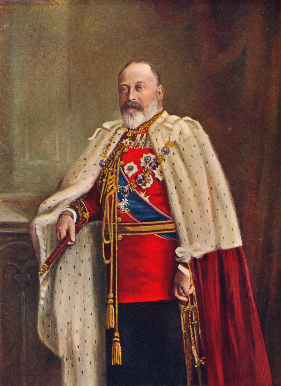 Król Edward VII, 1906 autorstwa Unbekannt