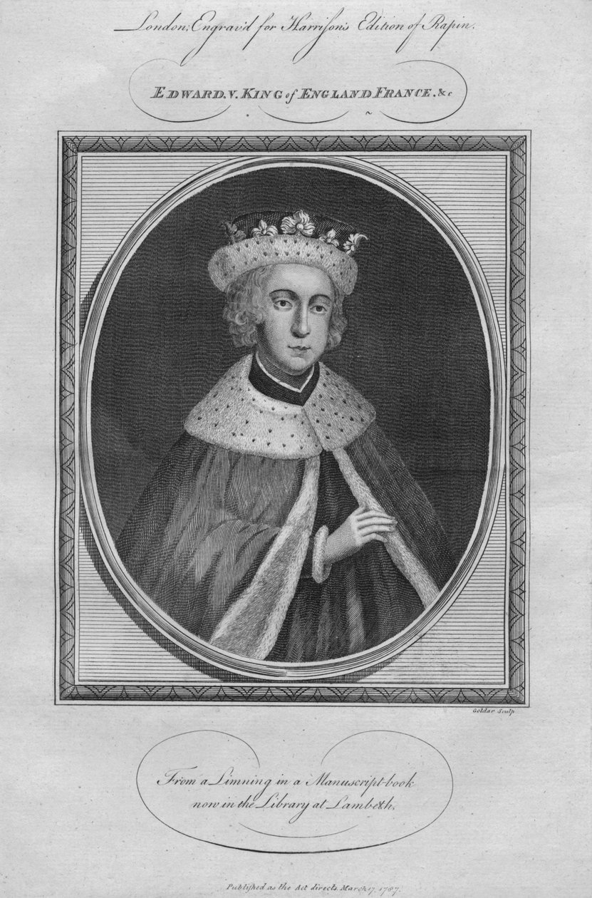 Król Edward V, 1787. autorstwa Unbekannt