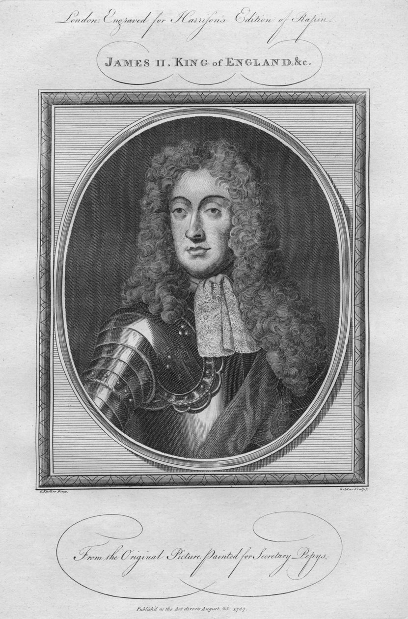 Król Jakub II, 1787. autorstwa Unbekannt