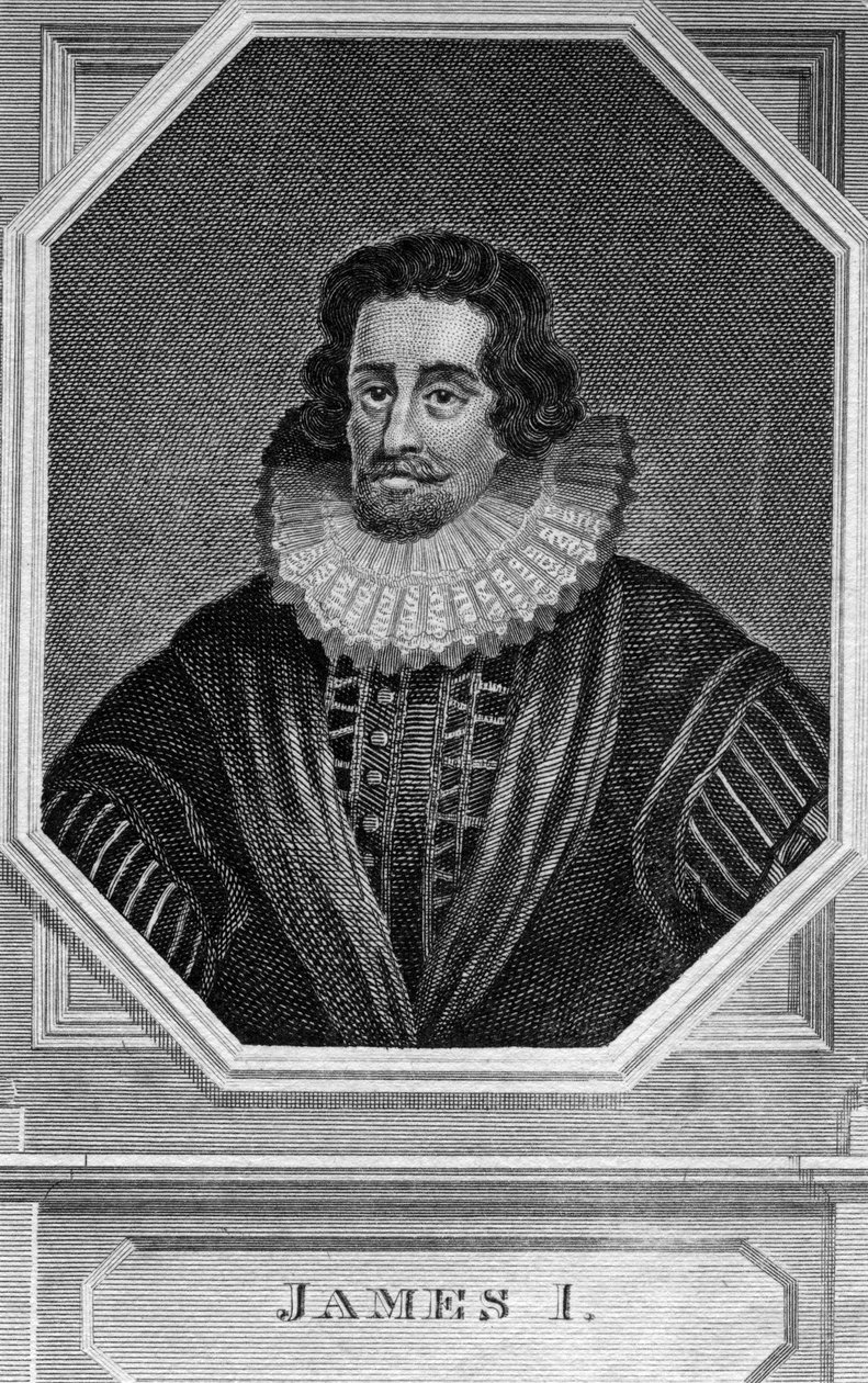 Król Jakub I, 1566-1625 autorstwa Unbekannt