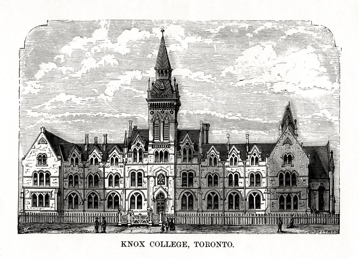 Knox College, Toronto, Ontario, Kanada, XIX wiek autorstwa Unbekannt