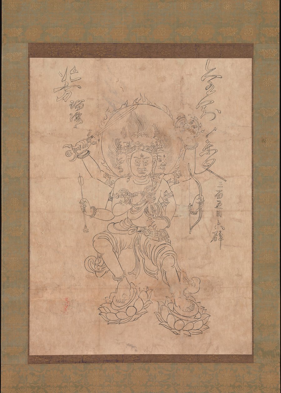 Kongo Yasha Myoo, 12th century. autorstwa Unbekannt