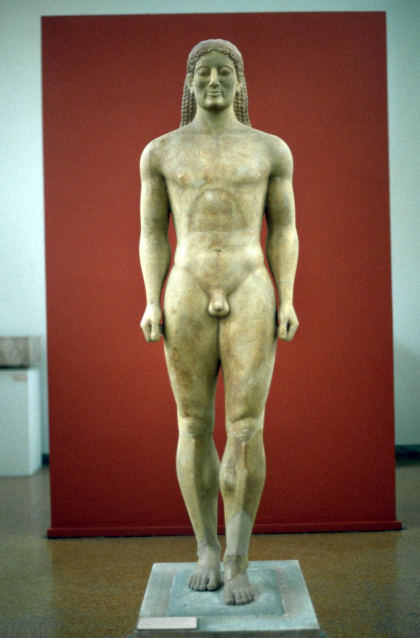 Kouros, ok. 650-500 p.n.e. autorstwa Unbekannt