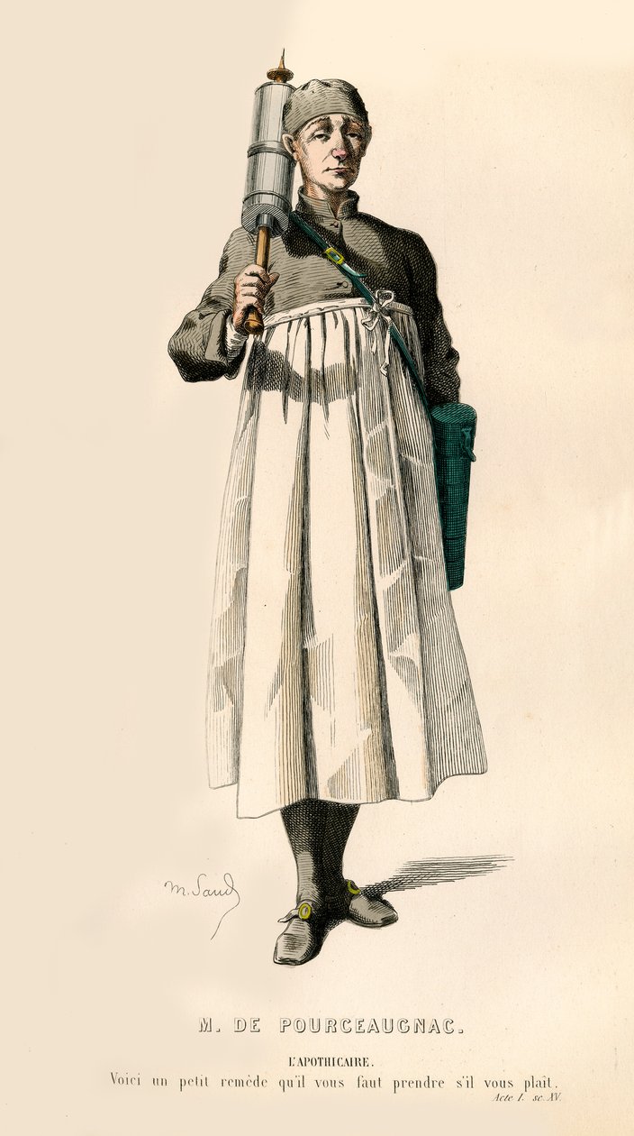 LApothicaire, 1868. autorstwa Unbekannt