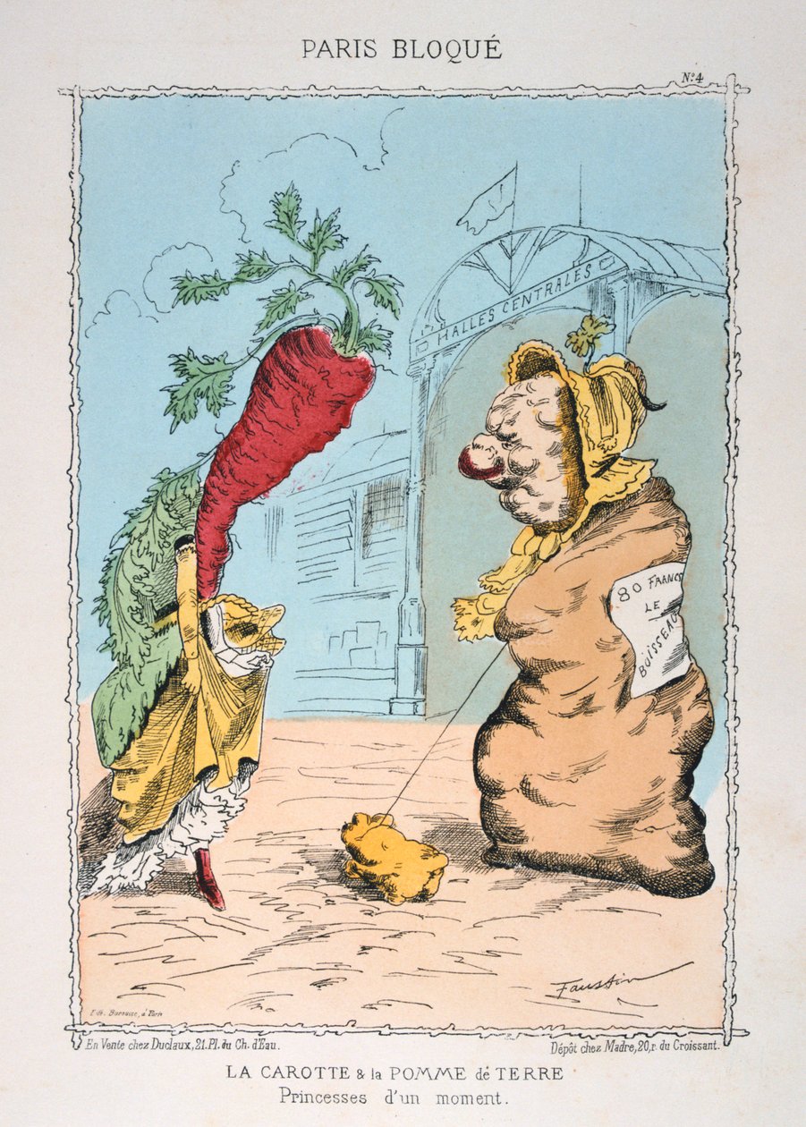 Marchewka i Ziemniak, 1870-1871 autorstwa Unbekannt