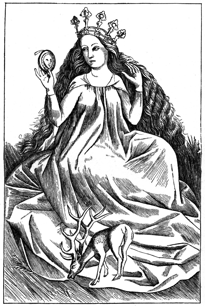 Dama, 1466, 1870 autorstwa Unbekannt