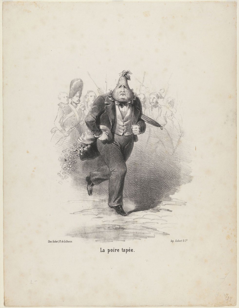 Gruszka stukana, ok. 1848 autorstwa Unbekannt