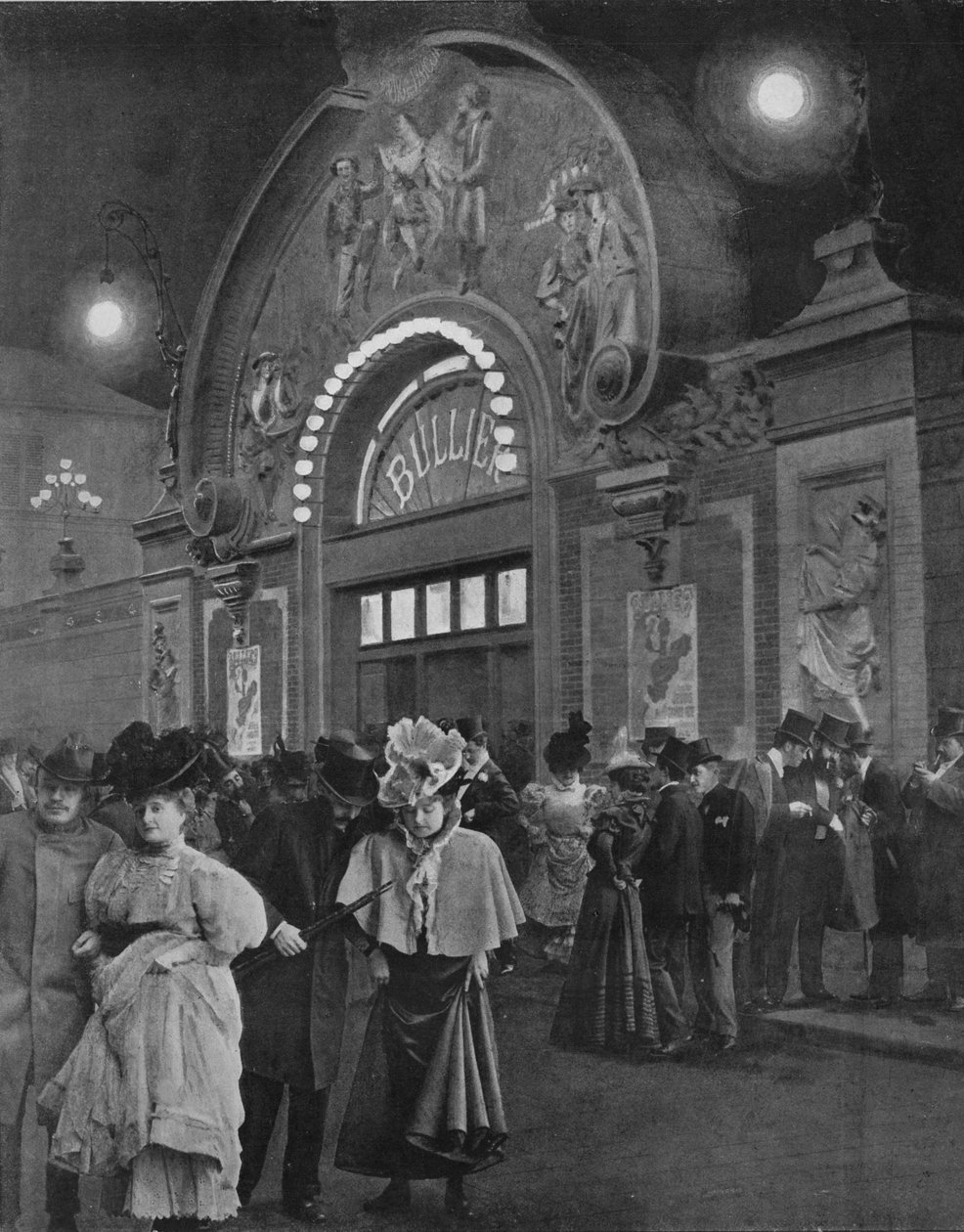Wyjście Bullier, 1900 autorstwa Unbekannt