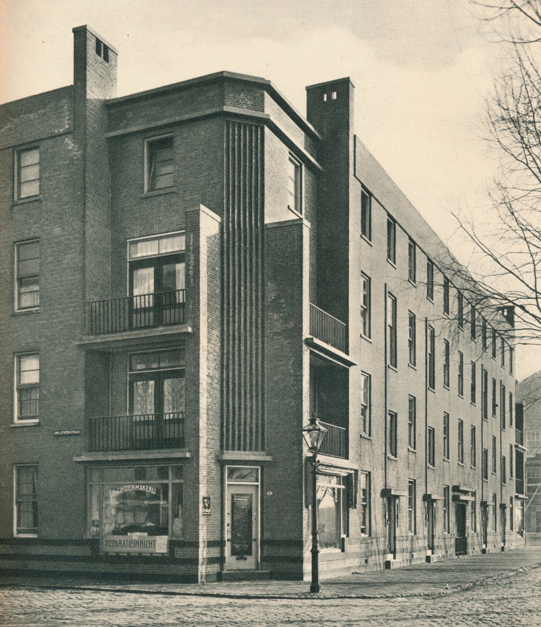 Mieszkania robotników, Spangen, Rotterdam, 1928 autorstwa Unbekannt