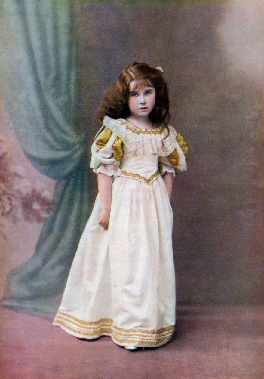 Lady Elizabeth Bowes-Lyon, lat 6, 1906-1907 1923 autorstwa Unbekannt