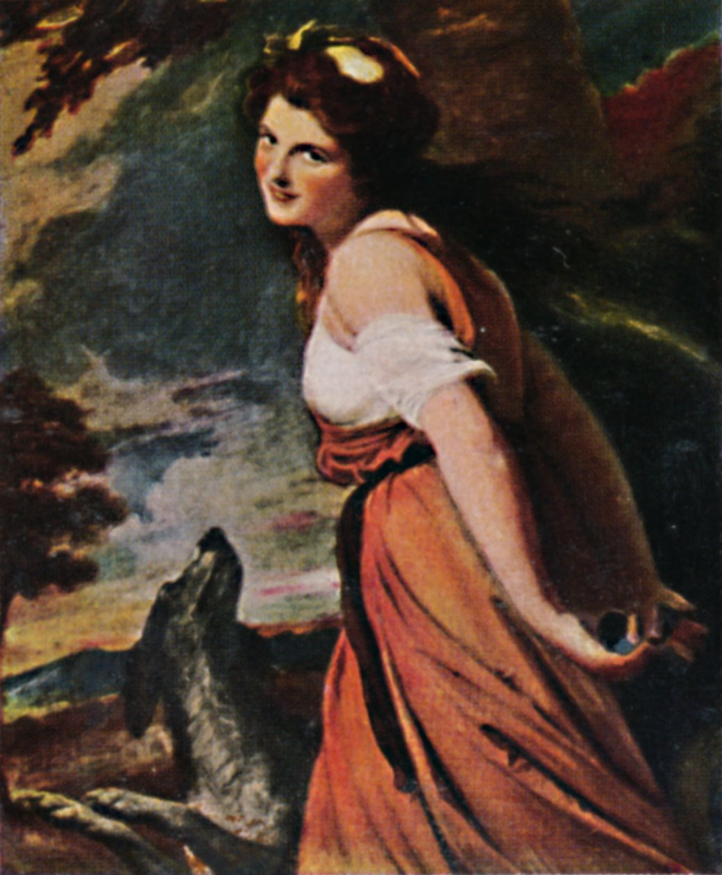 Lady Hamilton 1761-1815. - Obraz Romneya, 1934. autorstwa Unbekannt