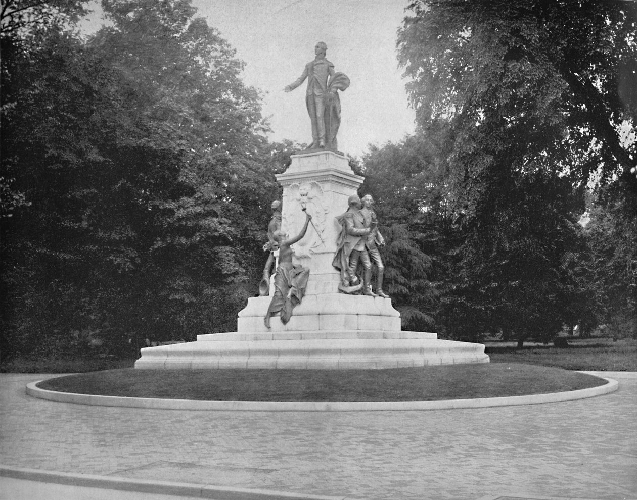 Statua Lafayette, Waszyngton, D.C., c1897. autorstwa Unbekannt