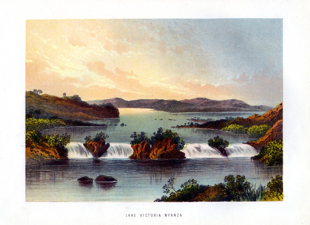 Jezioro Wiktorii Nyanza, ok. 1840-1900 autorstwa Unbekannt