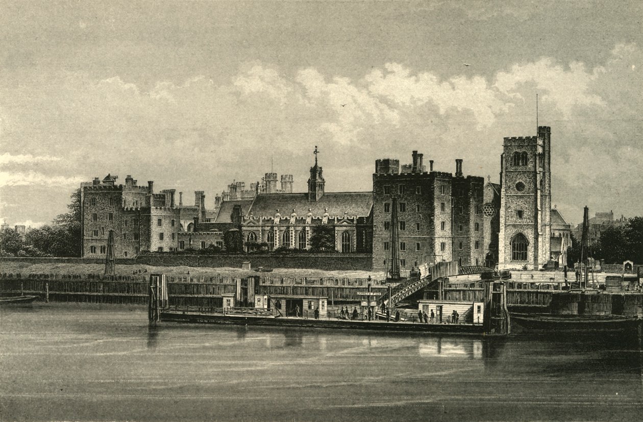 Pałac Lambeth, ok. 1876 r. autorstwa Unbekannt