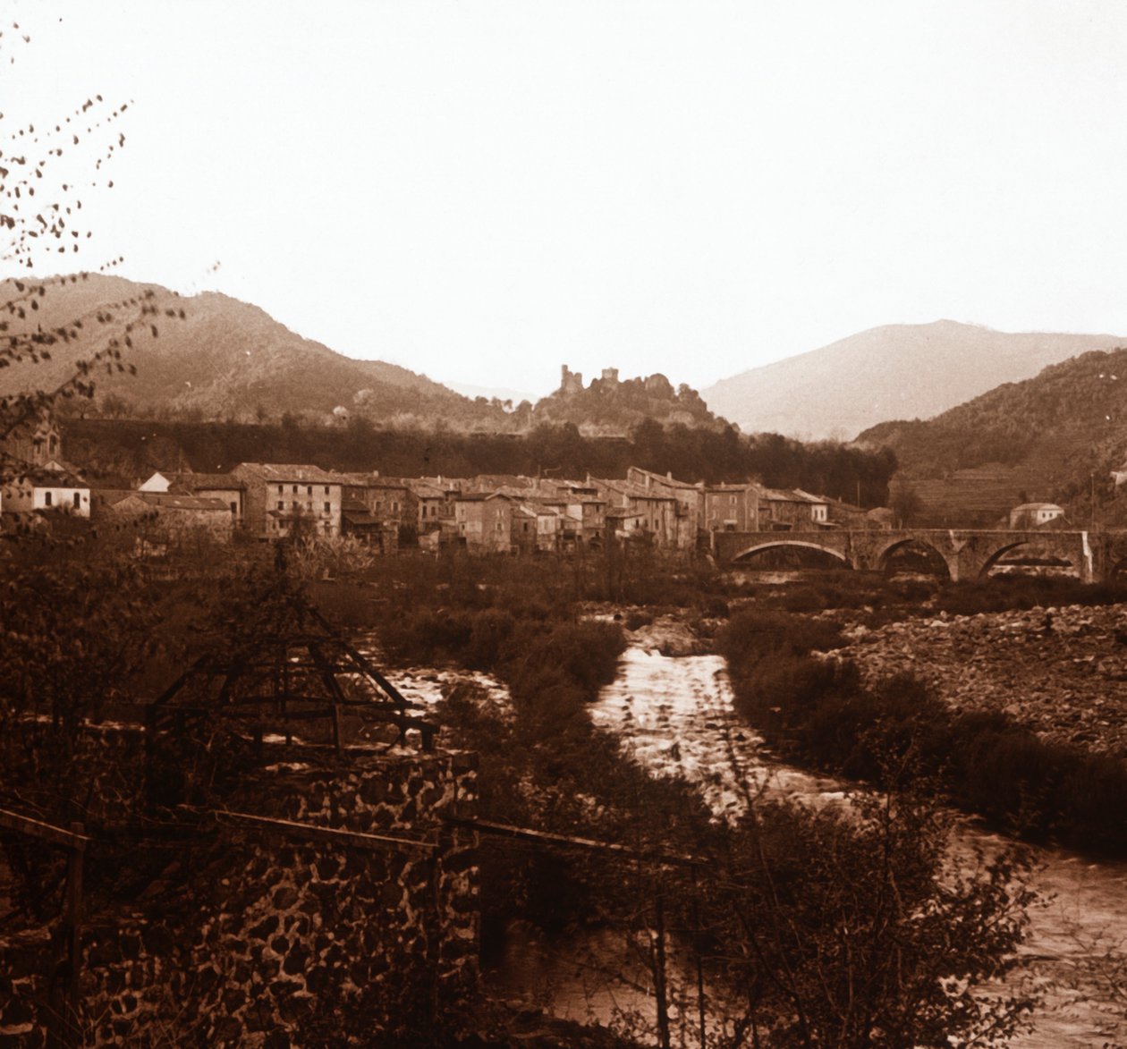 Krajobraz, Alzacja, c1914-c1918 autorstwa Unbekannt