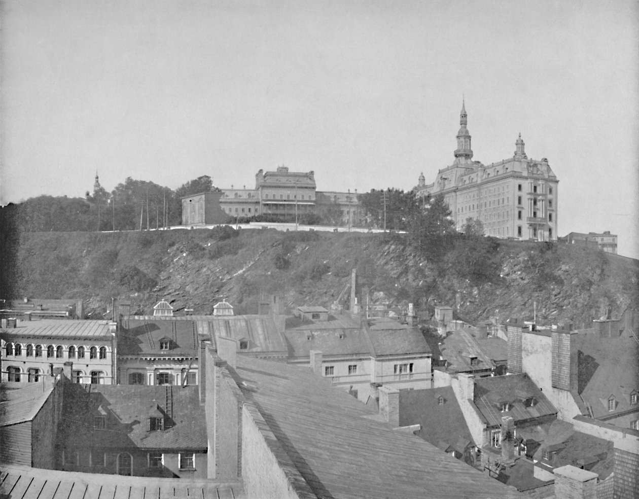 Budynki uniwersytetu Laval, miasto Quebec, c1897. autorstwa Unbekannt