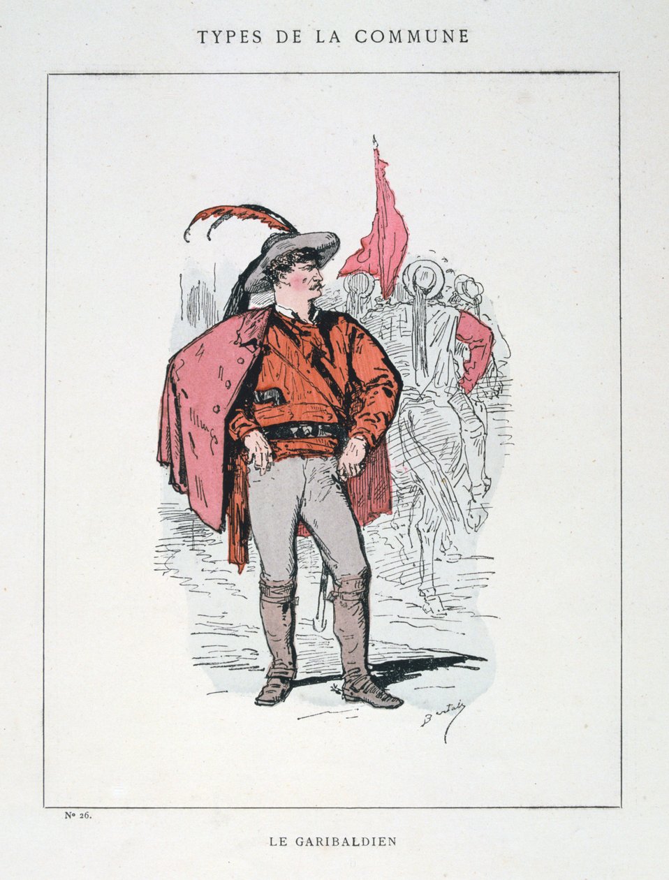 Garibaldian, Komuna Paryska, 1871. autorstwa Unbekannt