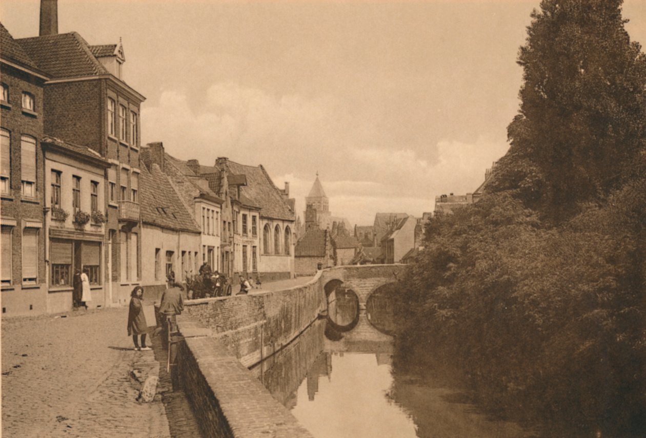 Quai des Menetriers, ok. 1928 autorstwa Unbekannt