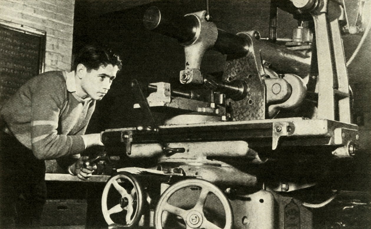 Nauka jego rzemiosła, c1948. autorstwa Unbekannt