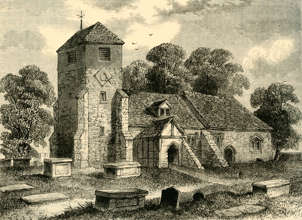 Kościół Lee w 1795, c1878. autorstwa Unbekannt