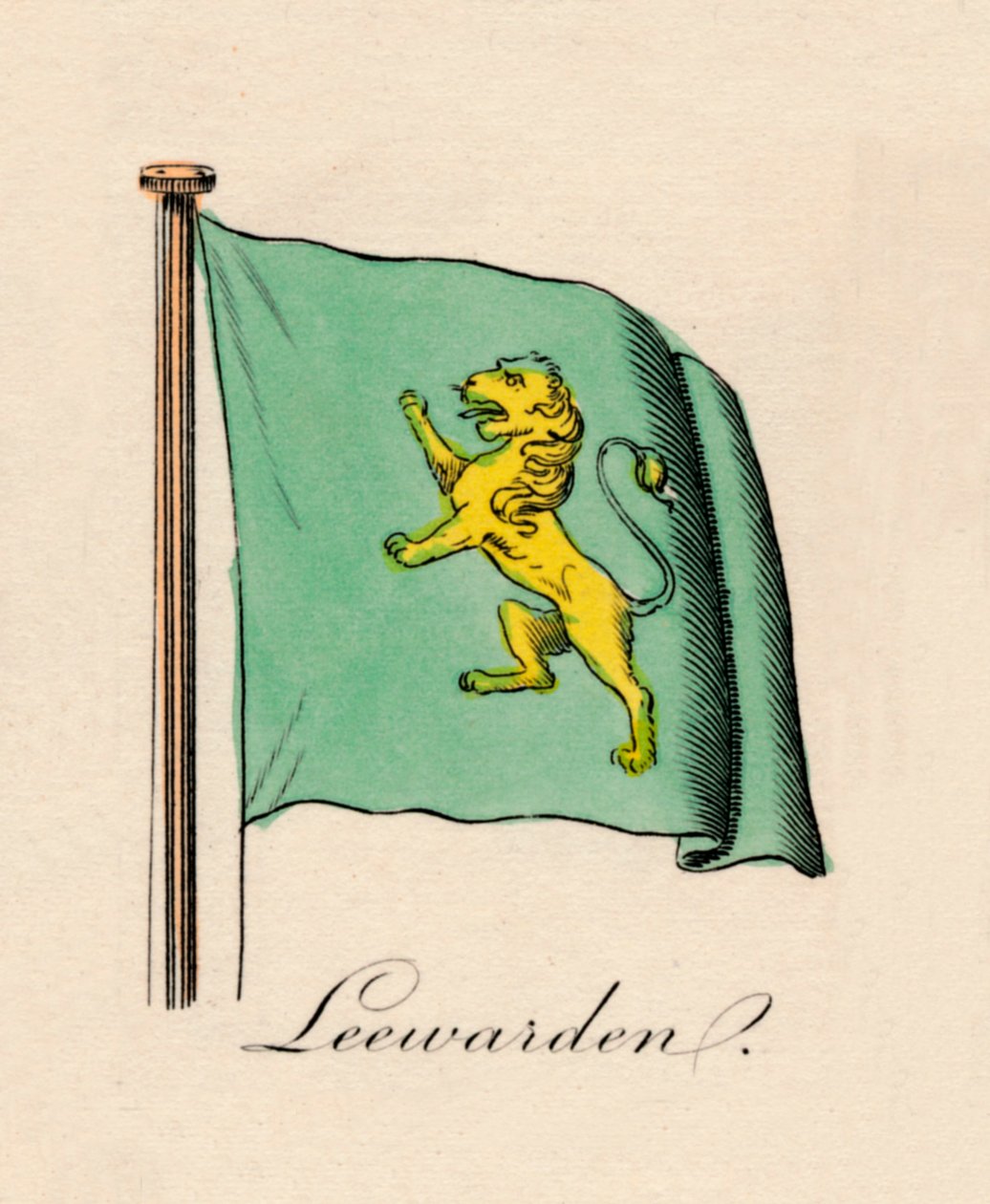 Leewarden, 1838 autorstwa Unbekannt