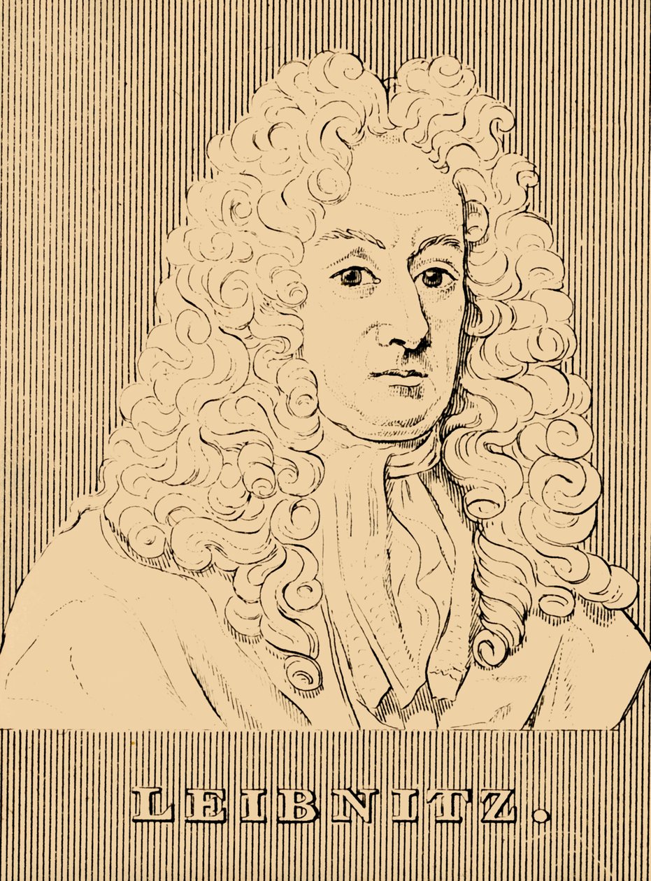 Leibnitza, 1646-1716, 1830. autorstwa Unbekannt