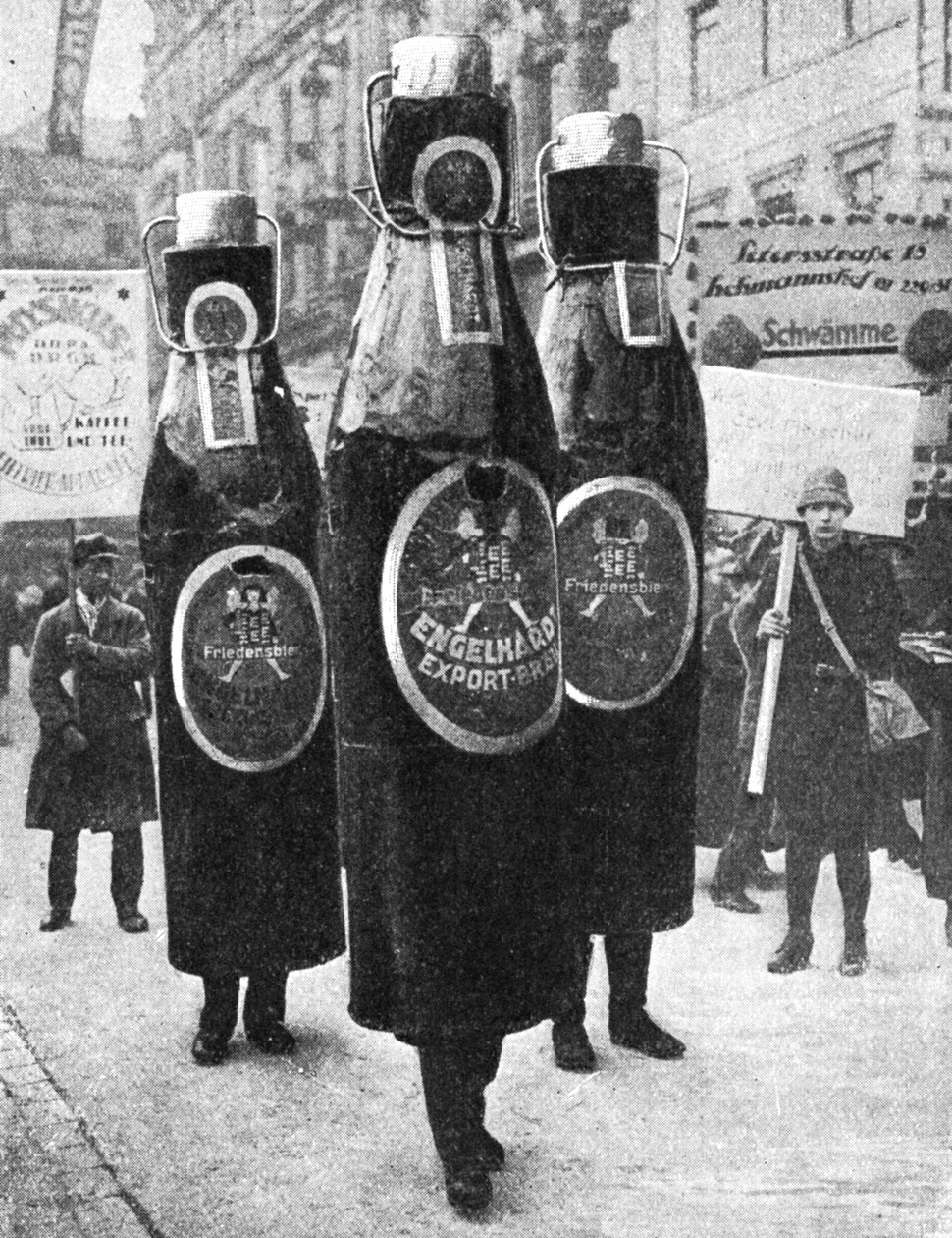 Wielka parada reklam w Lipsku, Lipsk, Niemcy, 1922 autorstwa Unbekannt