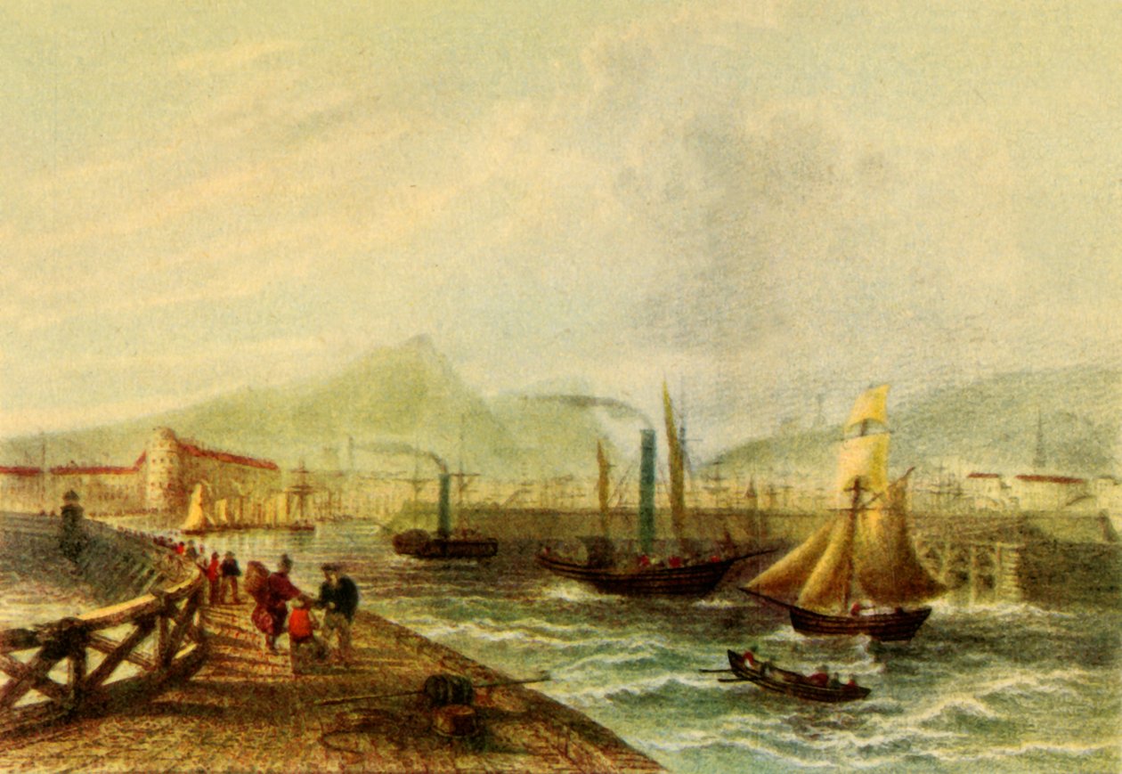 Port Leith, ok. 1840, 1942 r. autorstwa Unbekannt