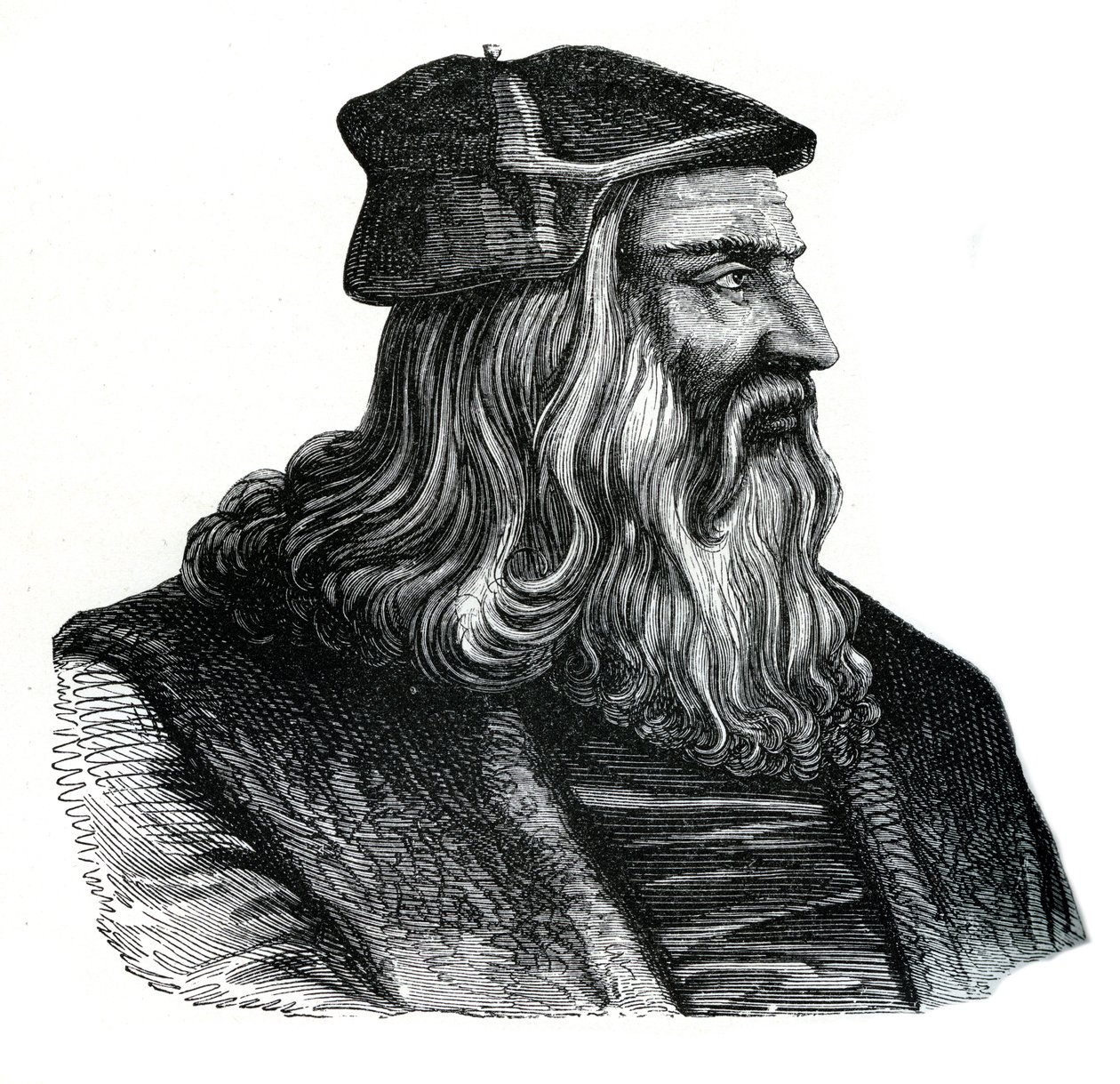 Leonardo da Vinci, XVI wiek, 1870 autorstwa Unbekannt