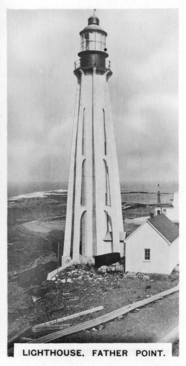 Latarnia morska, Father Point, Quebec, Kanada, ok. 1920 r. autorstwa Unbekannt
