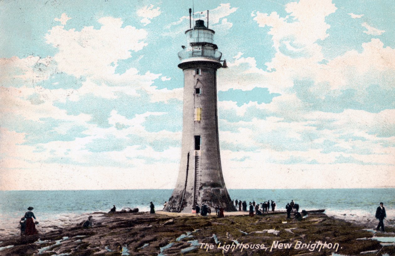 Latarnia morska w New Brighton, Wirral, Merseyside, 1904 autorstwa Unbekannt