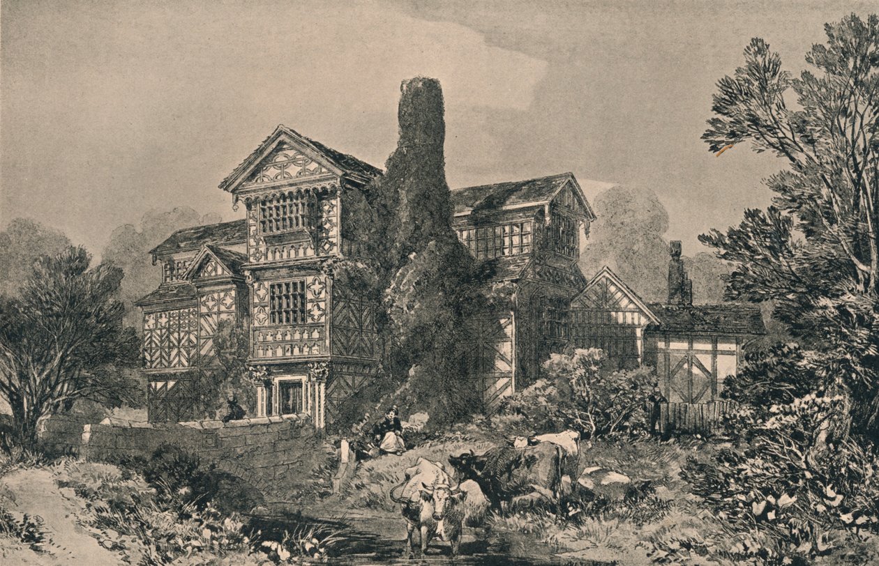 Little Moreton Hall, Cheshire, 1915 autorstwa Unbekannt